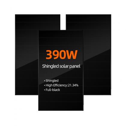 all black mono photovoltaic shingles