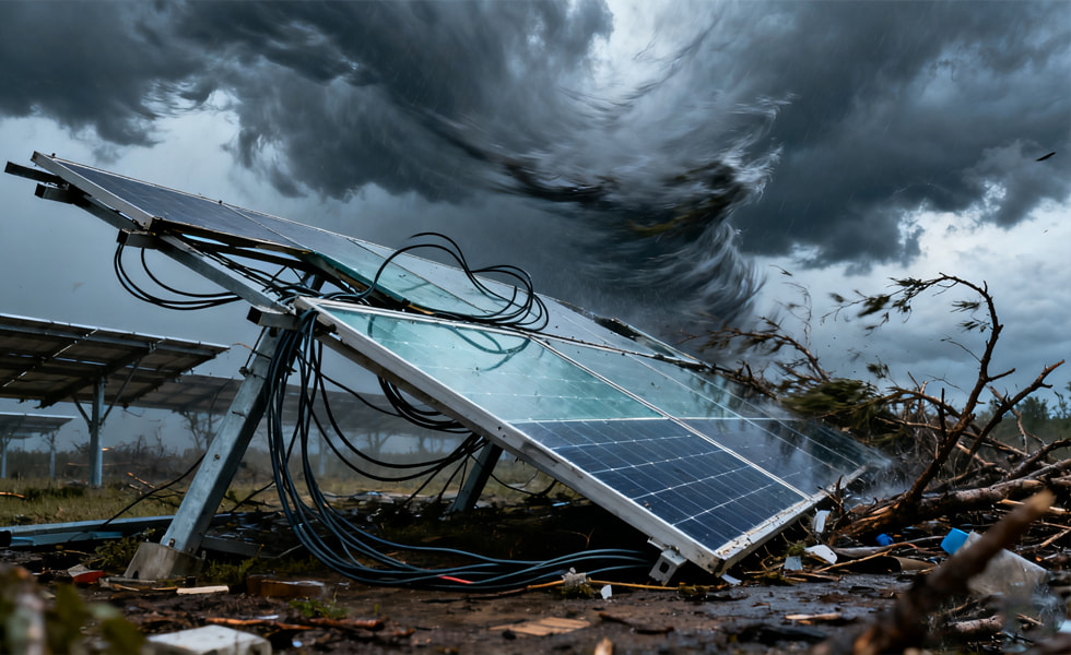 Alerta de tufão: seu sistema de energia solar sobreviverá à fúria?