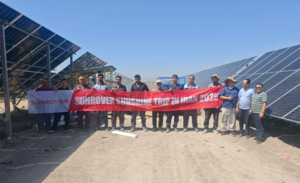 SUNROVER recebe boas-vindas reais no Irã! Reconhecimento Ministerial e Selo de Aprovação para Projeto de 15 MW!