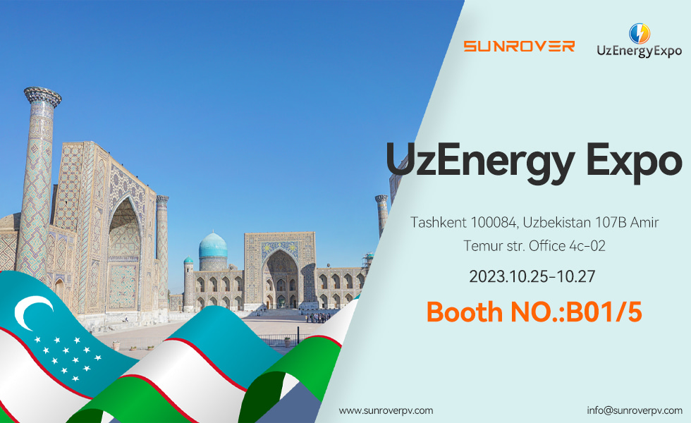 A SUNROVER está prestes a participar da UzEnergy Expo no Uzbequistão.