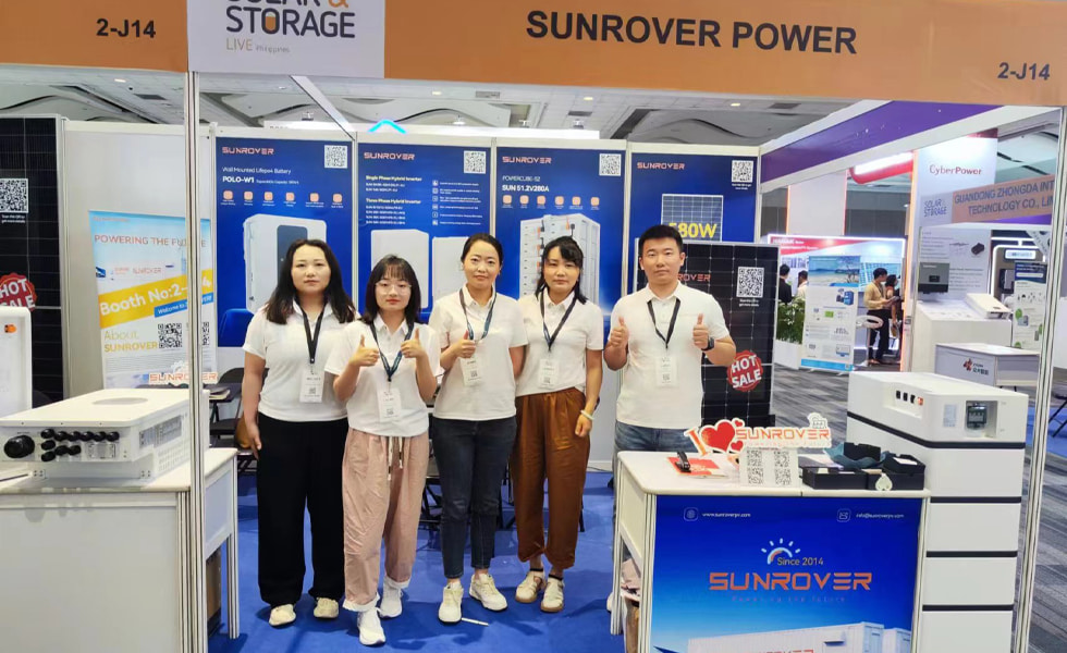 SUNROVER participou da exposição de energia fotovoltaica SOLAR & STORAGE LIVE 2024 nas Filipinas!