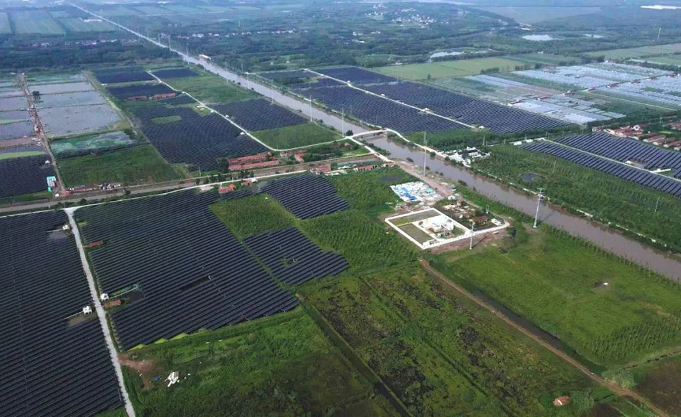 O maior projeto fotovoltaico de Xangai está totalmente conectado à rede!